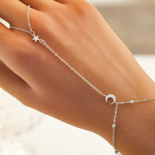 Blue Moon Hand Chain