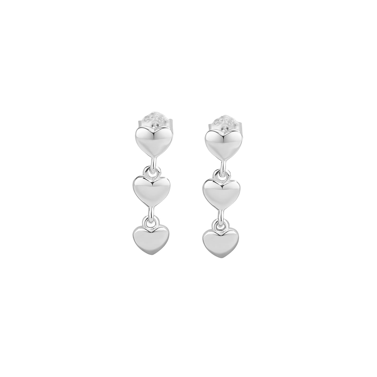 Heart Drops Earrings